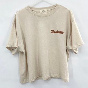 5/$25 Nashville semi cropped tshirt